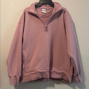 Cozy Sweatfleece Boyfriend 1/2 Zip Sweatshirt